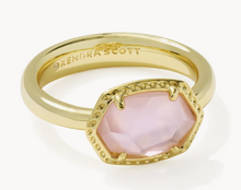 Load image into Gallery viewer, Daphne Gold Frame Band Ring
