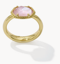 Load image into Gallery viewer, Daphne Gold Frame Band Ring
