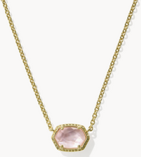 Load image into Gallery viewer, Daphne Gold Frame Short Pendant Necklace
