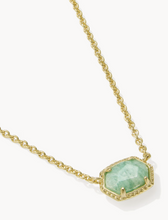 Load image into Gallery viewer, Daphne Gold Frame Short Pendant Necklace
