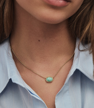 Load image into Gallery viewer, Daphne Gold Frame Short Pendant Necklace

