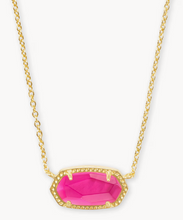 Load image into Gallery viewer, Elisa Gold Pendant Necklace in Azalea Illusion
