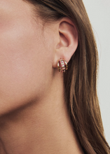 Load image into Gallery viewer, Jane Gold Huggie Earrings
