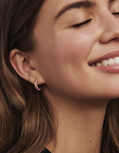 Load image into Gallery viewer, Jane Gold Huggie Earrings
