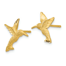 Load image into Gallery viewer, 14K Hummingbird Earrings
