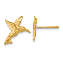 Load image into Gallery viewer, 14K Hummingbird Earrings
