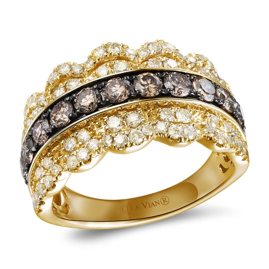 14K Honey Gold™ Ring | Chocolate Diamonds® 7/8 cts., Nude Diamonds™ 3/4 cts.