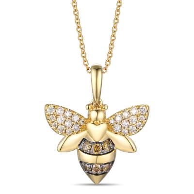 Le Vian 14K Honey Gold™ Pendant | Chocolate Diamonds® 1/5 cts., Nude Diamonds™ 1/3 cts.