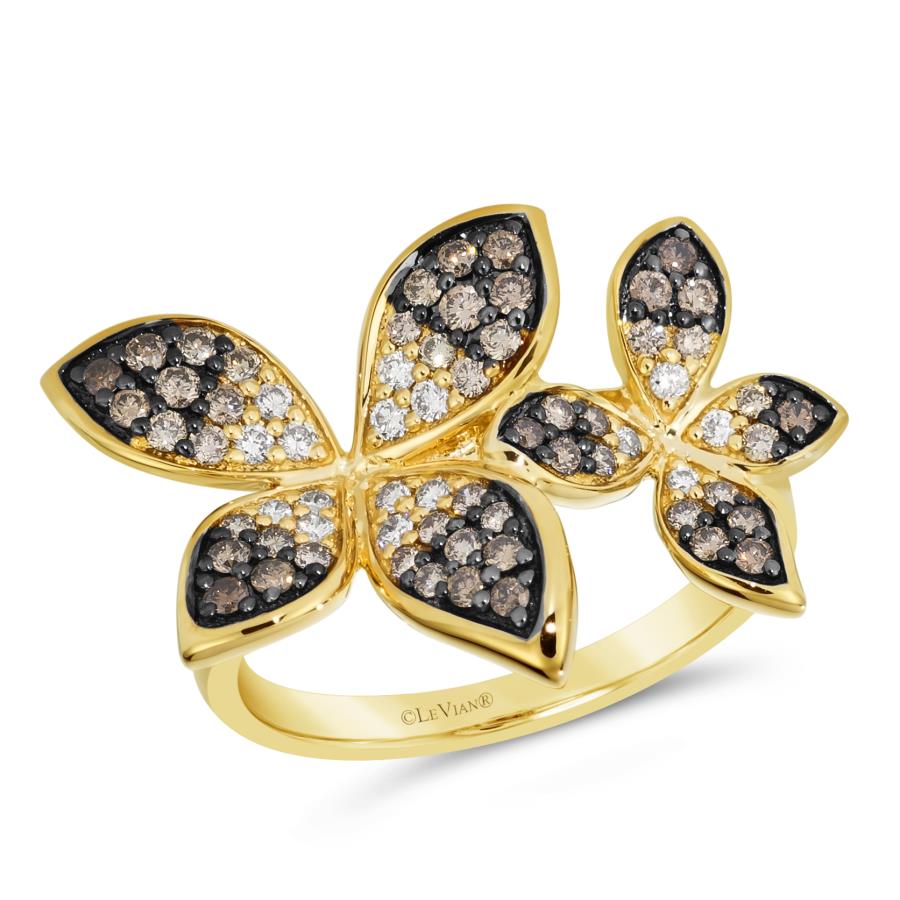 14K Honey Gold™ Ring | Chocolate Ombré® Diamonds 3/4 cts.