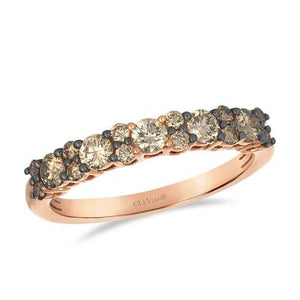 Le Vian Ombre® Ring featuring 3/4 cts. Chocolate Ombré® Diamonds set in 14K Strawberry Gold®