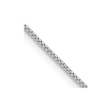 Load image into Gallery viewer, 14k WG .7mm Box with Spring Ring Clasp Chain
