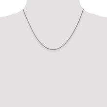 Load image into Gallery viewer, 1.05mm Box Chain Necklace Solid 14K White Gold 18&quot;
