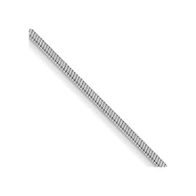 Load image into Gallery viewer, 14k WG .6mm Octagonal Snake Chain
