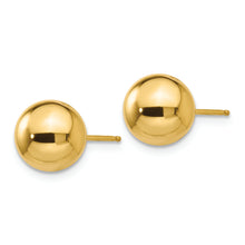 Load image into Gallery viewer, 14k Polished 8mm Ball Post Earrings

