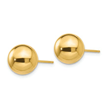Load image into Gallery viewer, 14k Polished 9mm Ball Post Earrings
