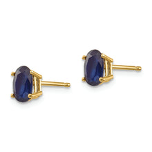 Load image into Gallery viewer, 14k Sapphire Earrings - September
