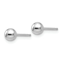 Load image into Gallery viewer, 14k White Gold Polished 4mm Ball Post Earrings
