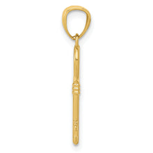 Load image into Gallery viewer, 14K Polished 3D Heart Key Charm
