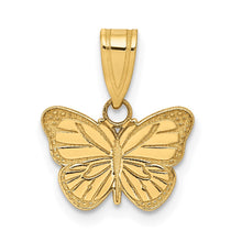Load image into Gallery viewer, 14k Laser Cut Butterfly Charm
