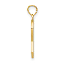 Load image into Gallery viewer, 14k Pink Enameled Awareness Ribbon Pendant
