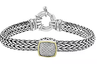 Effy 18k Yellow Gold and Sterling Silver Bracelet