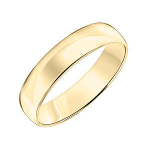 14 Karat White or Yellow Gold Comfort Fit Wedding Bands