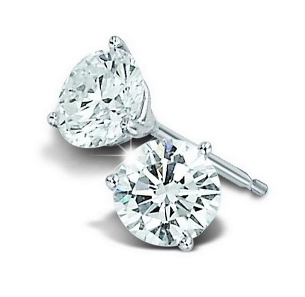 Diamond Stud Earrings B Quality