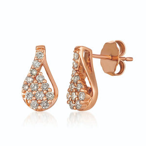 Le Vian Creme Brulee® Earrings featuring 3/8 cts. Nude Diamonds set in 14K Strawberry Gold®