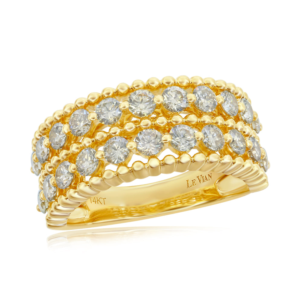 Le Vian Creme Brulee® Ring featuring 1  3/8 cts. Nude Diamonds set in 14K Honey Gold