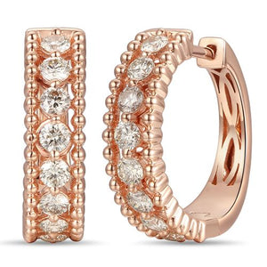 Le Vian Creme Brulee® Earrings featuring 1 cts. Nude Diamonds set in 14K Strawberry Gold®