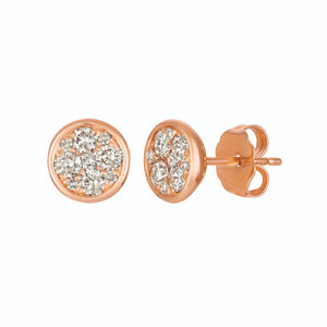 Le Vian Creme Brulee® Earrings featuring 1/4 cts. Nude Diamonds set in 14K Strawberry Gold®